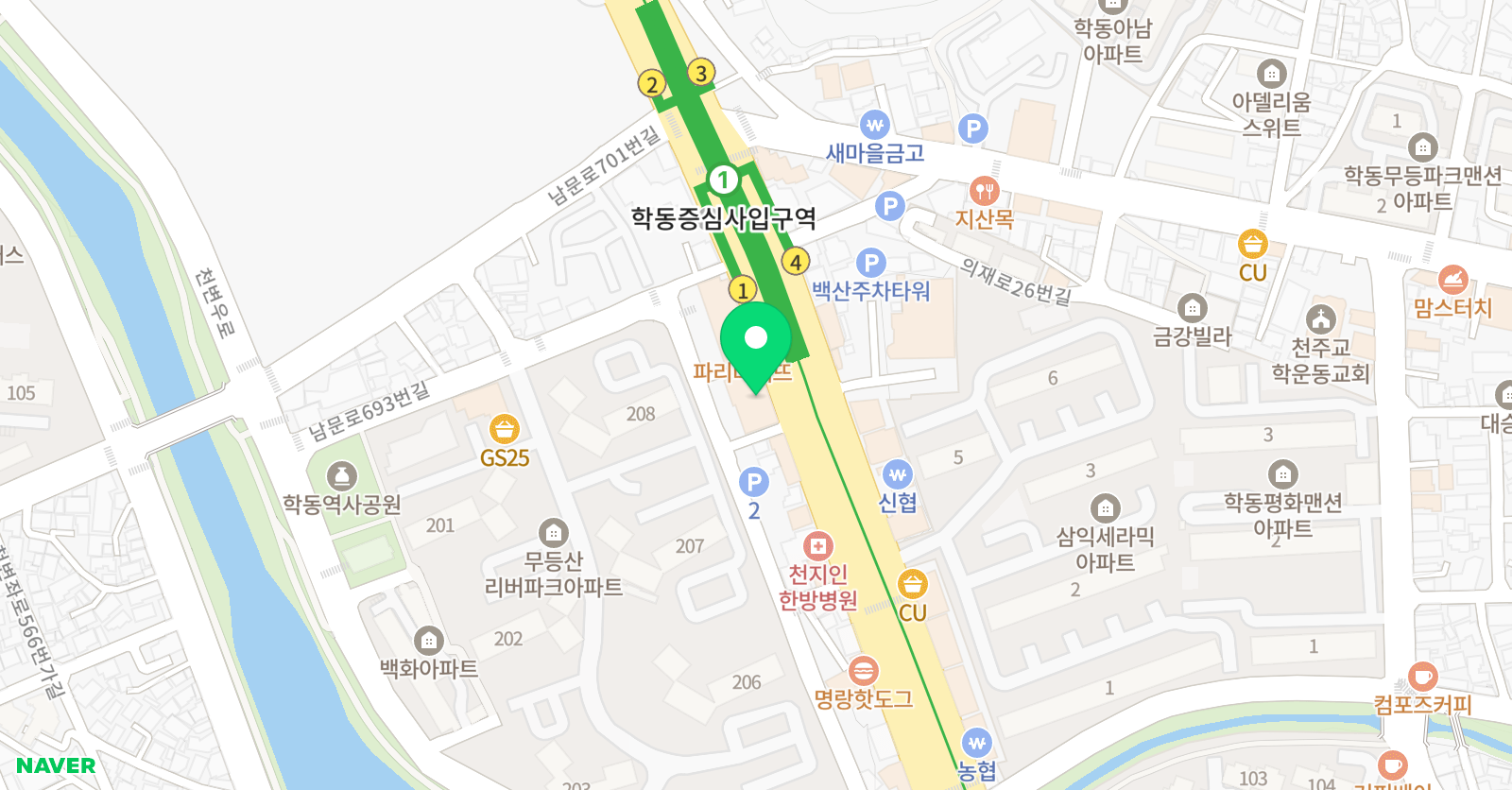 이젠 영어수학학원 위치