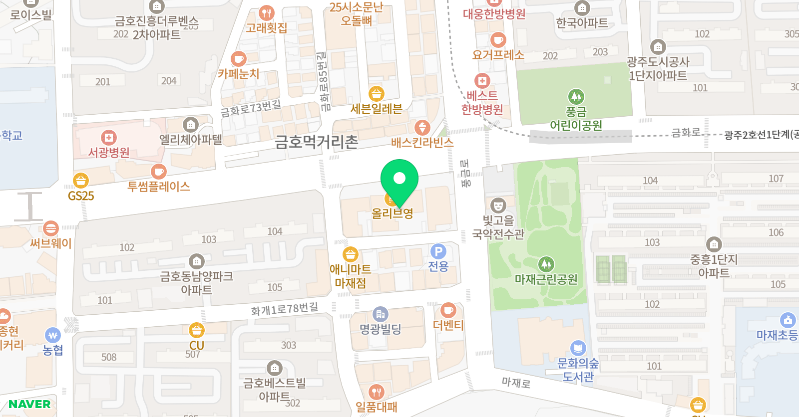 원 무용학원 위치