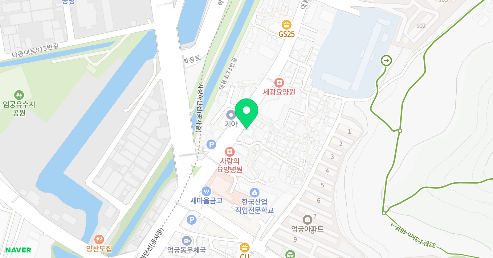 한우리 독서토론논술 부산사상지부 위치