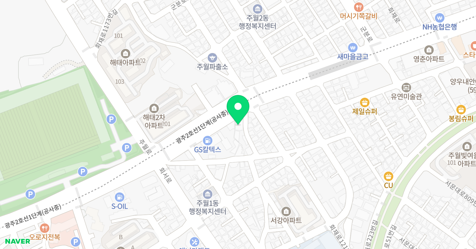 백운 스포츠클럽 축구교실 위치