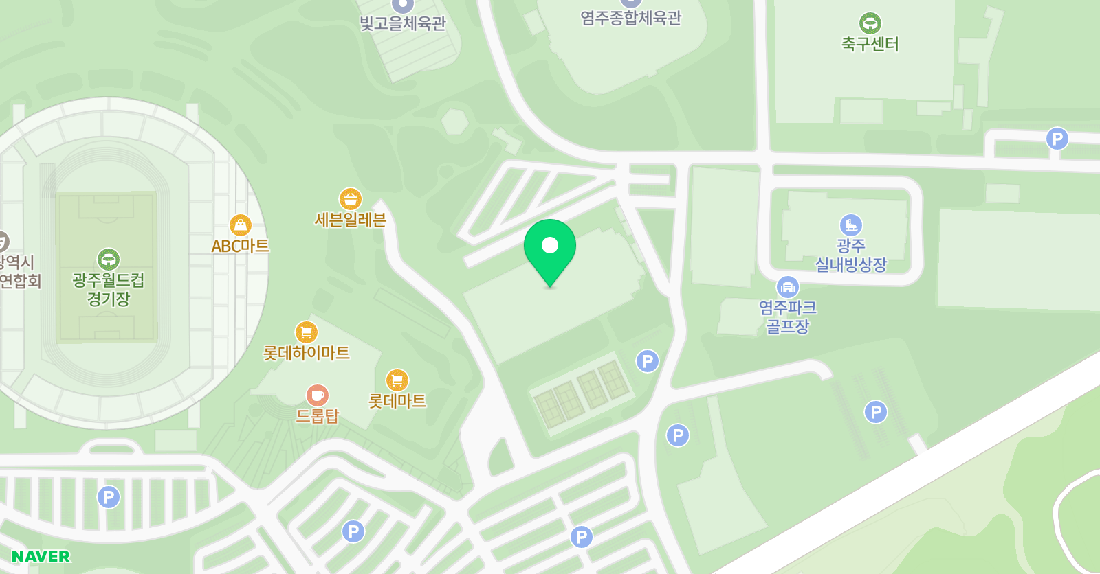염주 실내수영장 위치