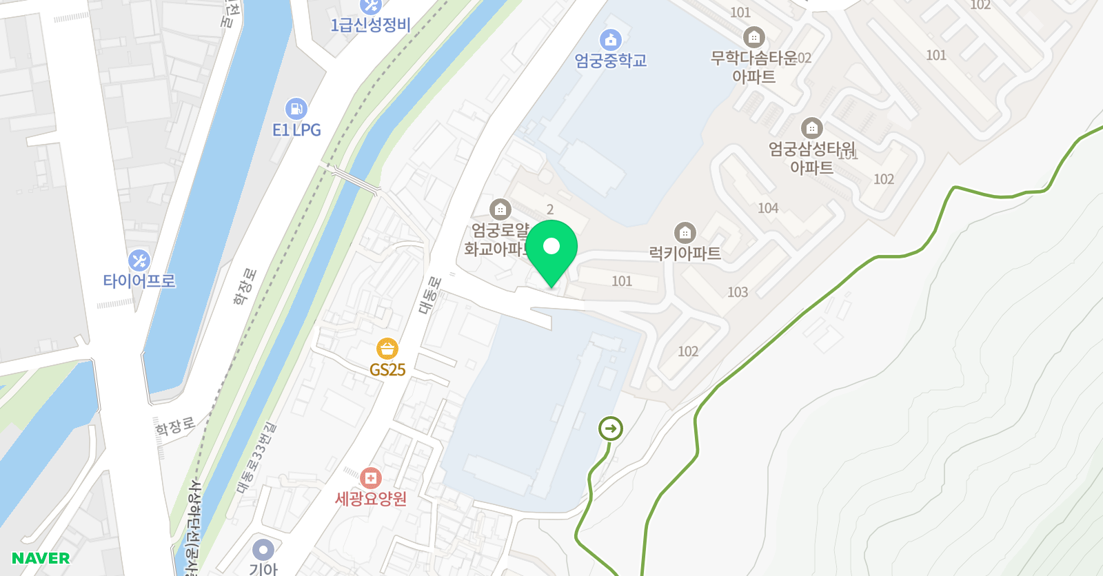 3030영어 엄궁러닝센터 위치