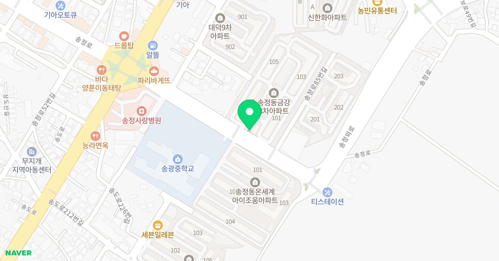 소망 음악학원 위치