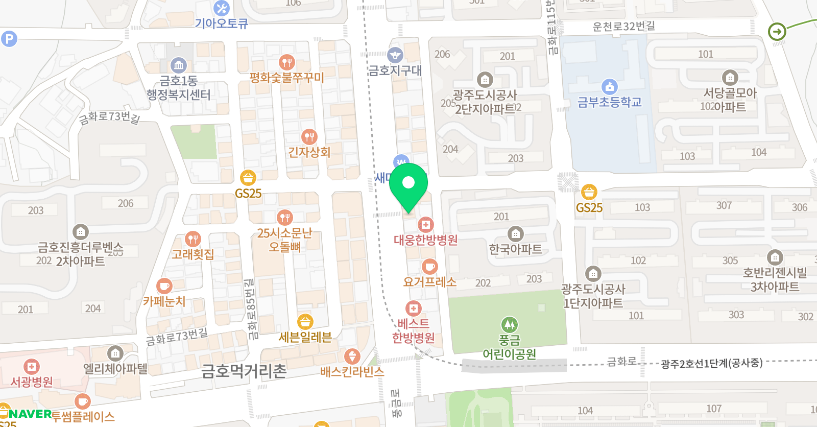 탑 클래스 영수학원 위치