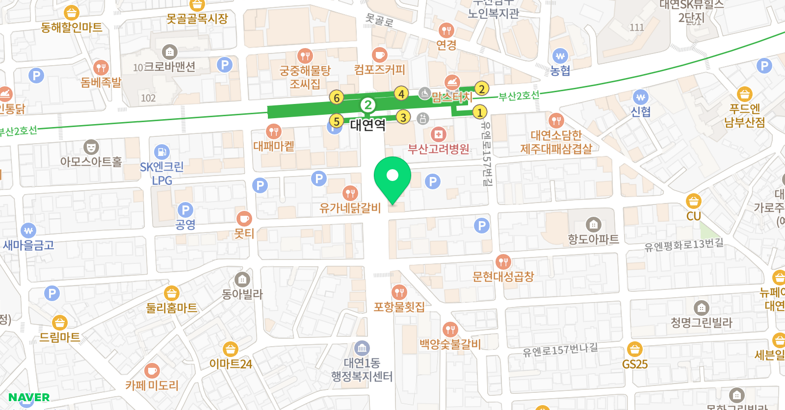 아트가든 미술학원 위치