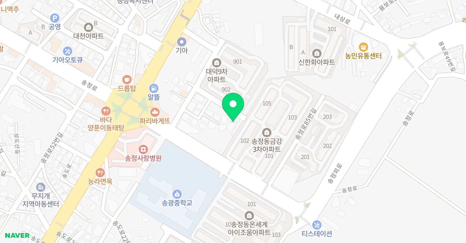 제리샘푸르넷 학원 위치