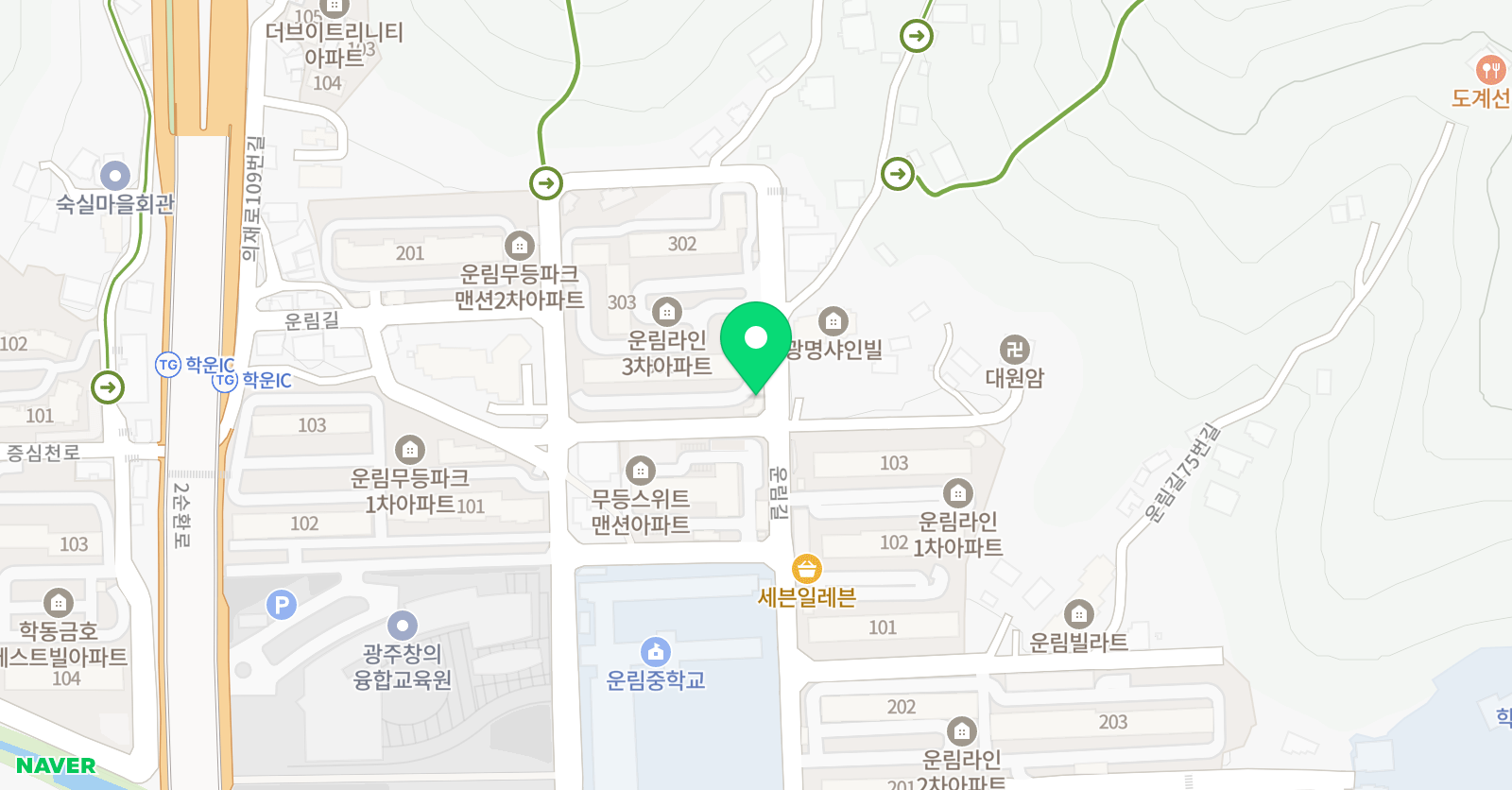 ibt주니어영어학원 위치