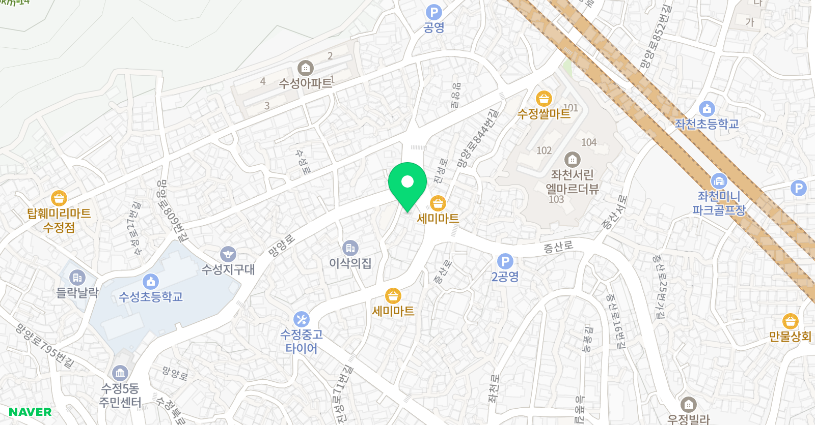 3030영어 부산수정동러닝센터 위치