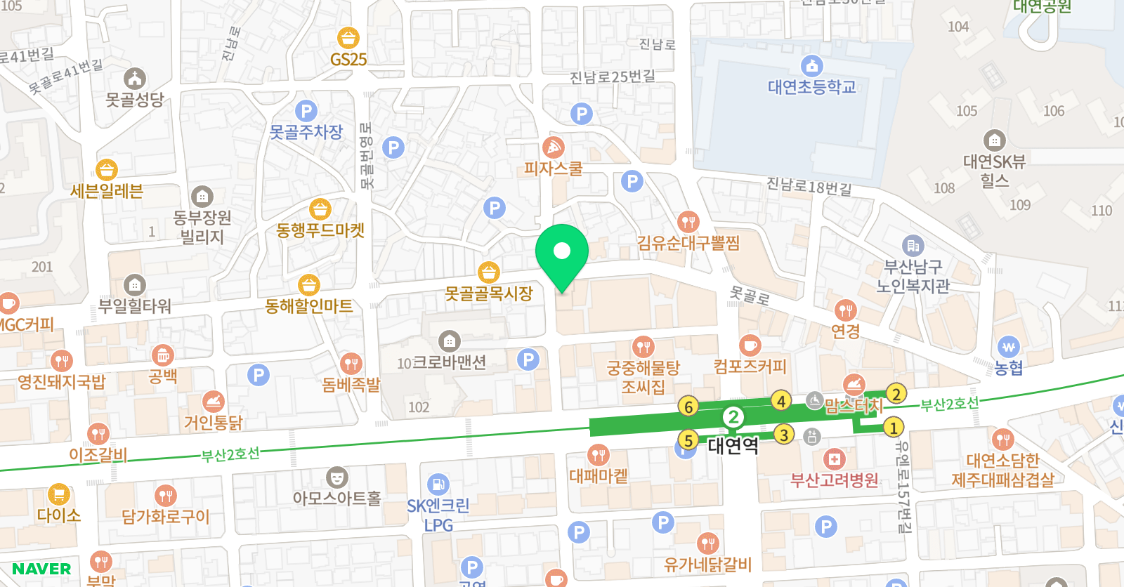 강민 수학학원 위치
