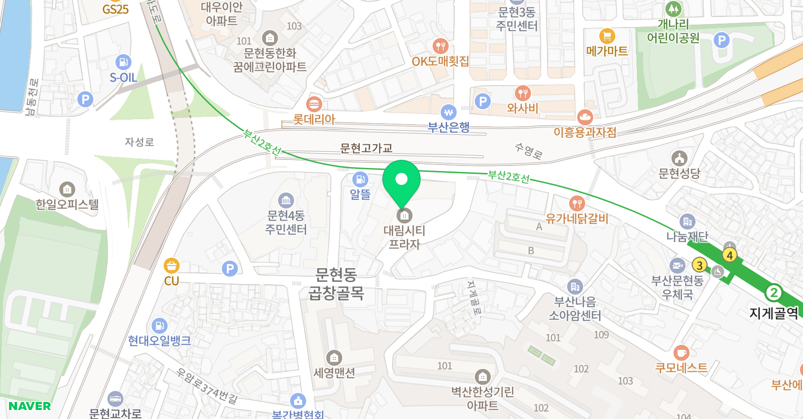 꿈이있는 포도나무 미술학원 위치