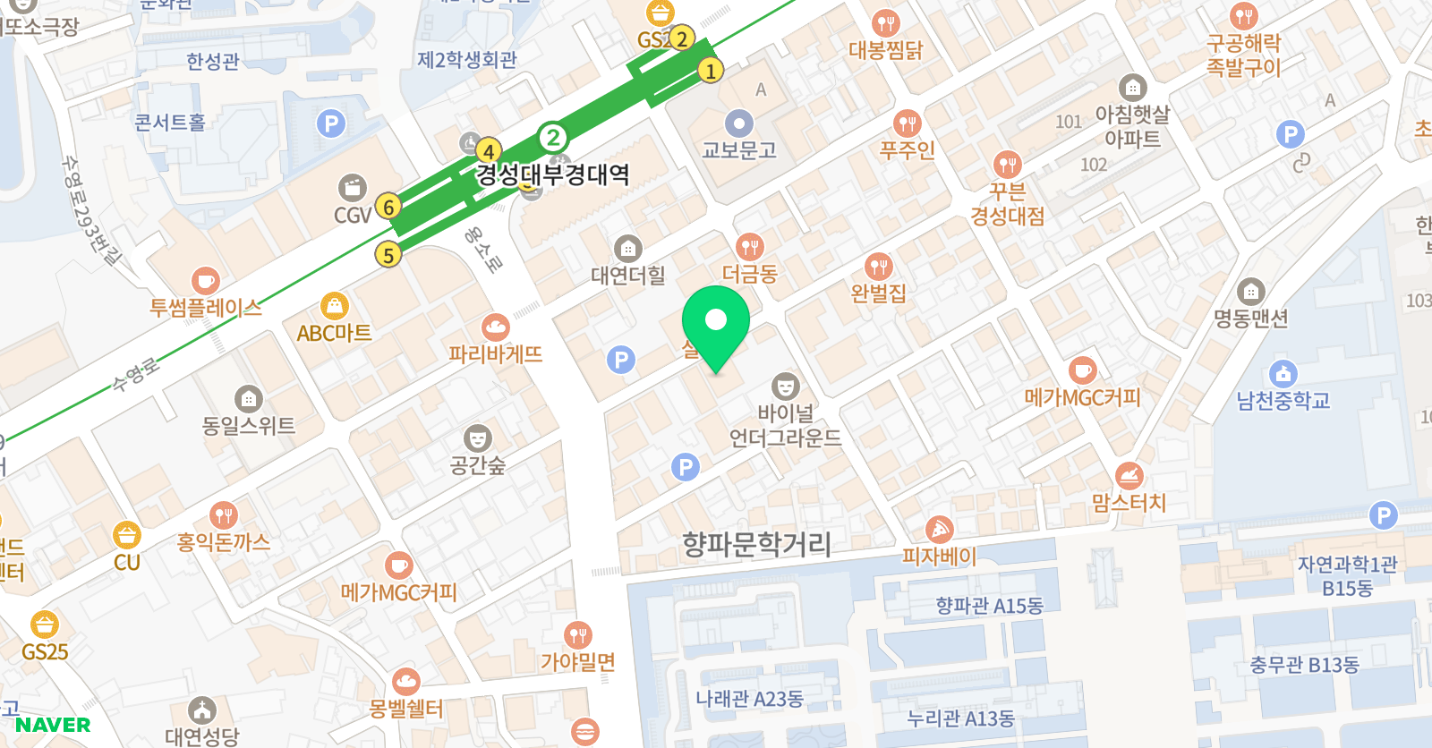 부산남구바다 리틀 야구단 위치