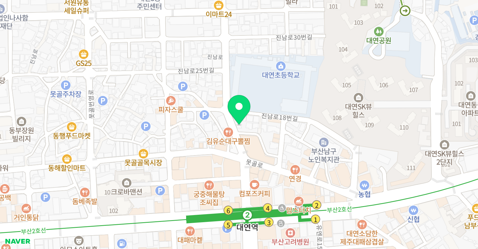 쥬아트 미술학원 위치