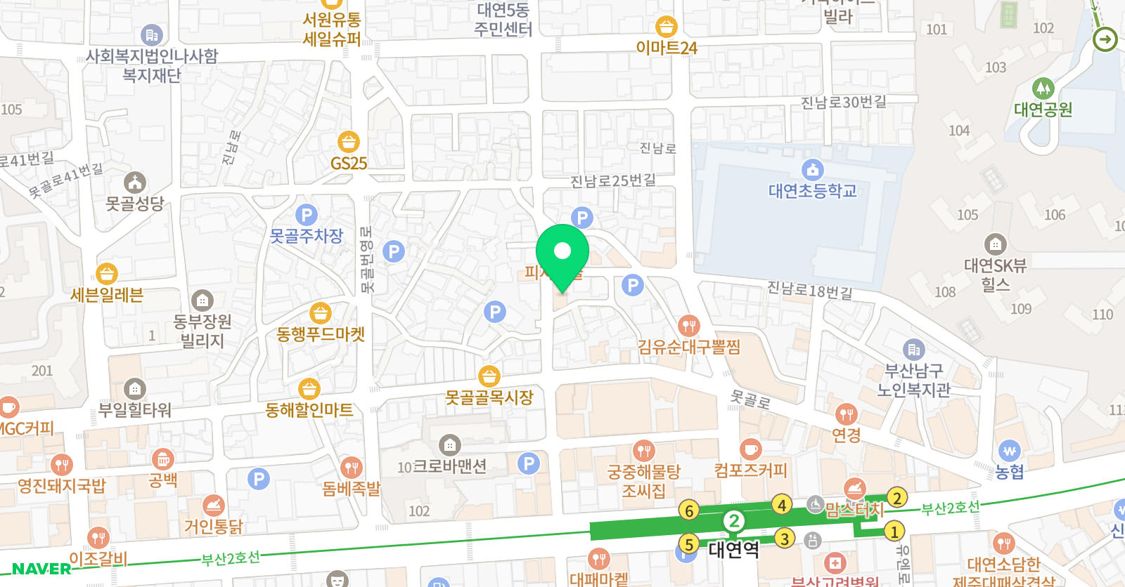 위너스 학원 위치
