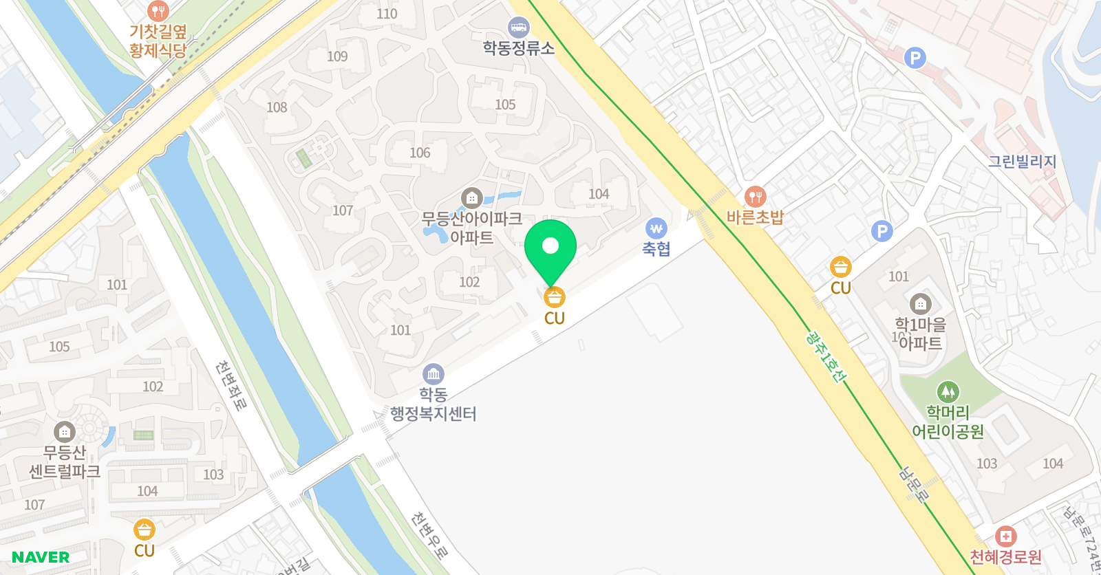 아이파크 태권도 위치