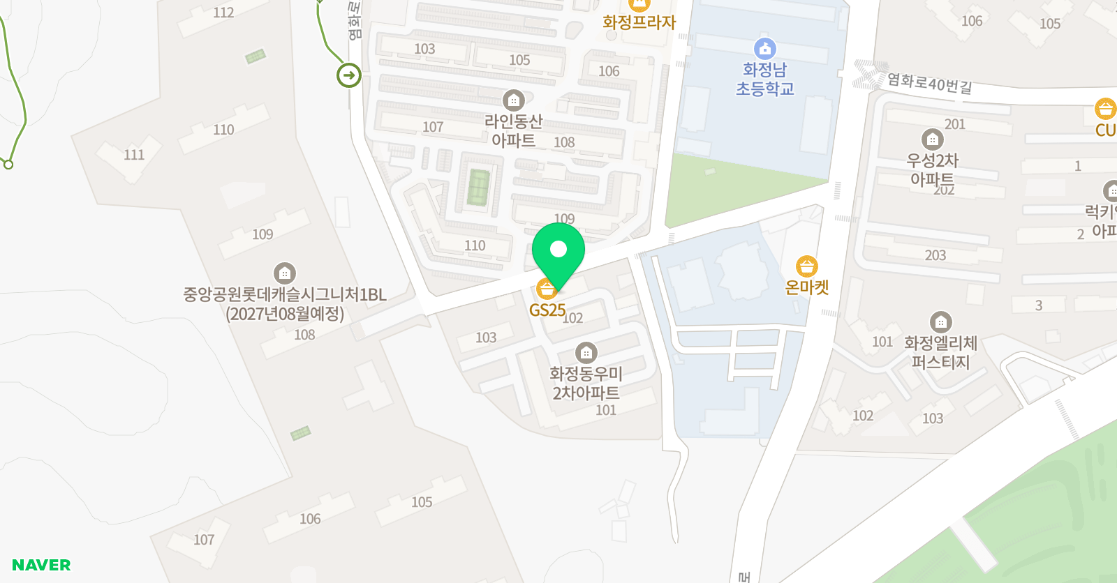 모던 영어학원 위치