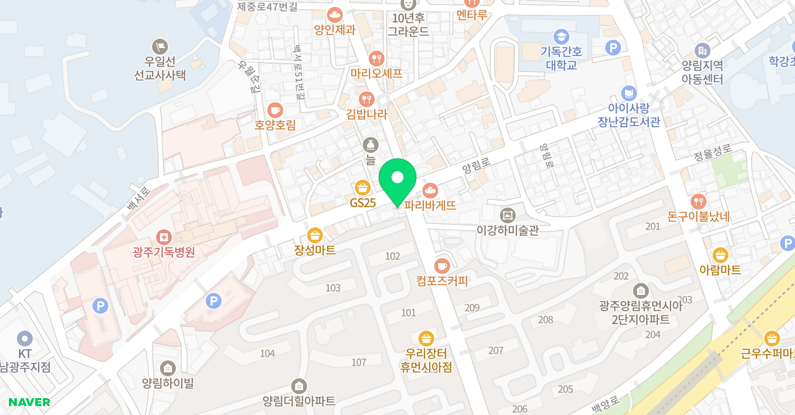고쌤 수학 위치