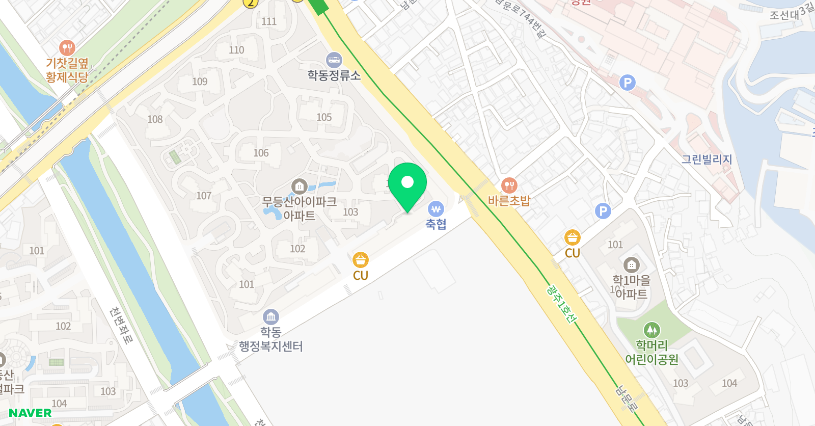 라온 음악학원 위치