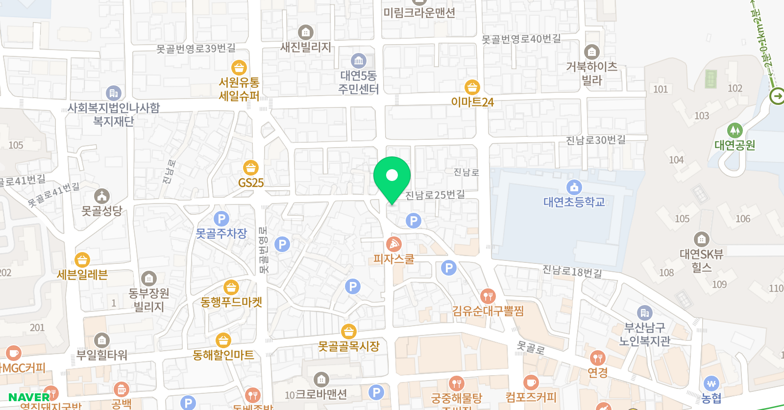 수학하는아이들 위치