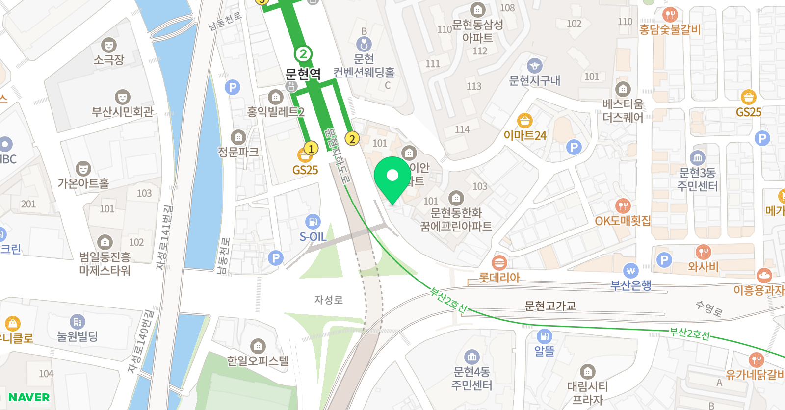 두드림 영수학원 위치