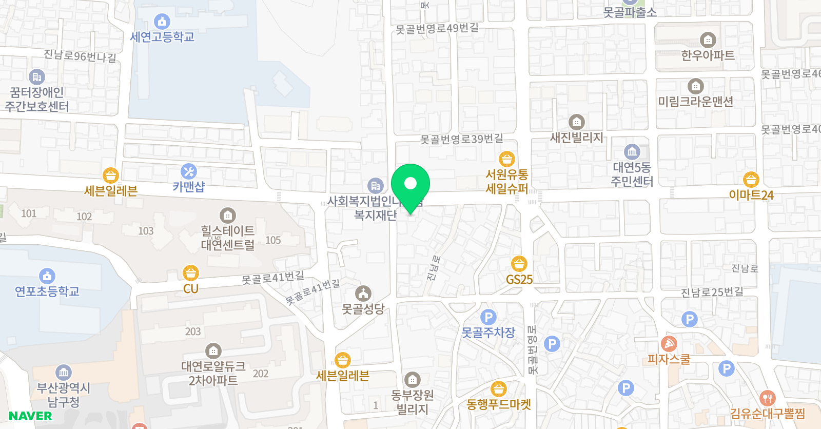 수학의봄 학원 위치
