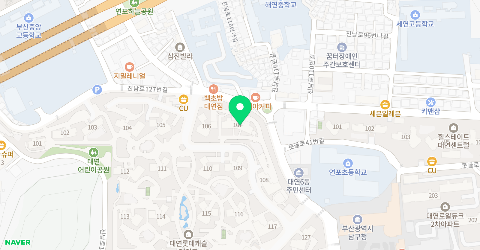 아소비 부산 대연5점 위치