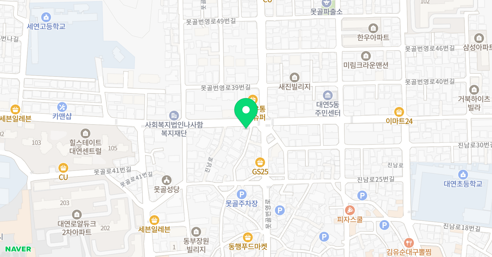 최 수학 위치