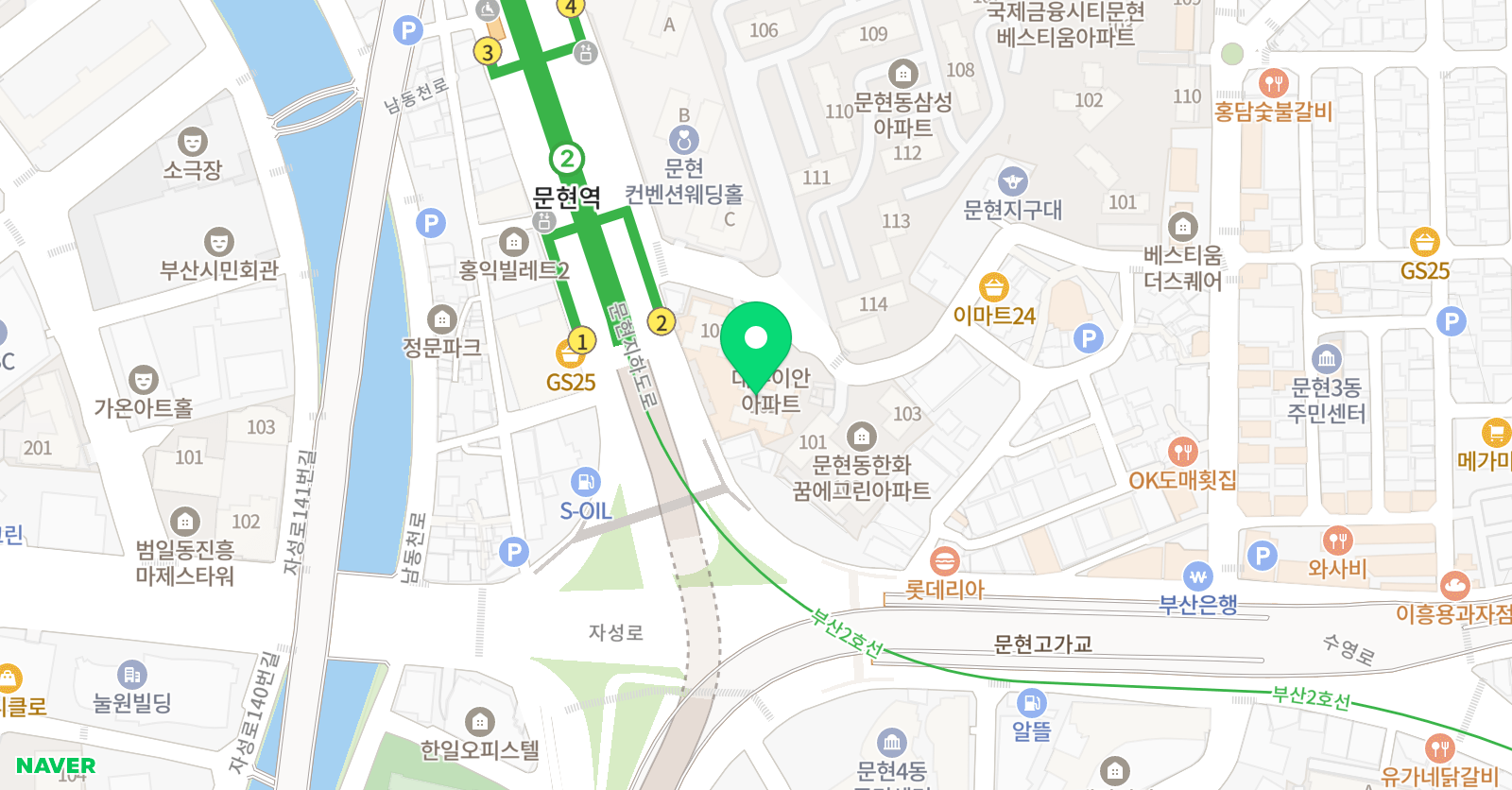 리드인 문현점 위치