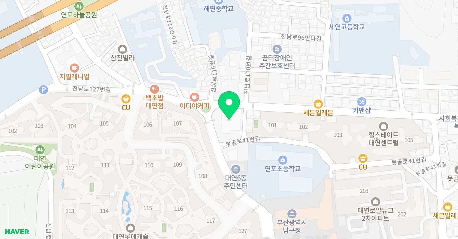 히어로 스포츠아카데미 위치