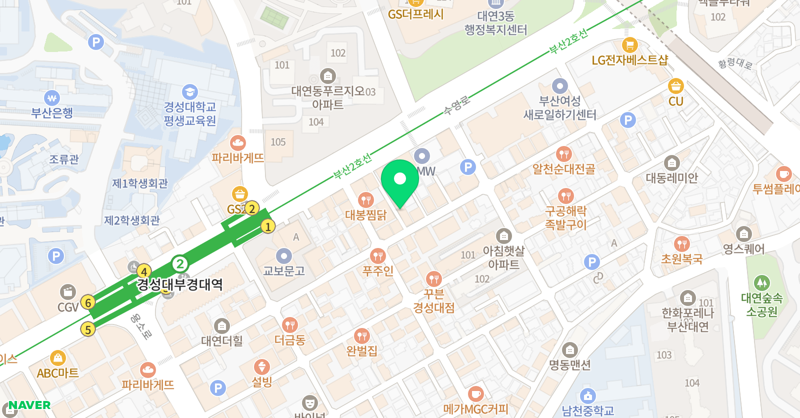 플레이뮤실용음악학원 위치