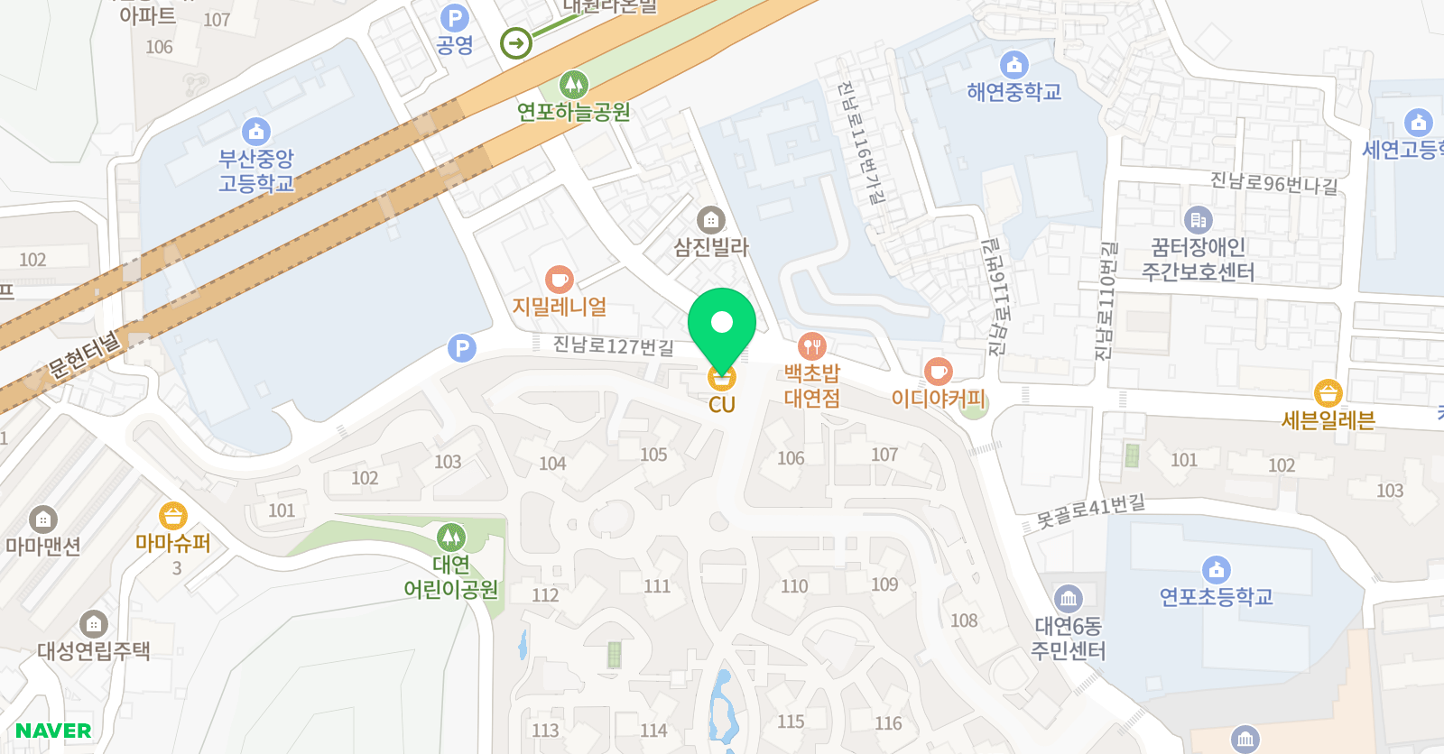 라온 태권도 위치