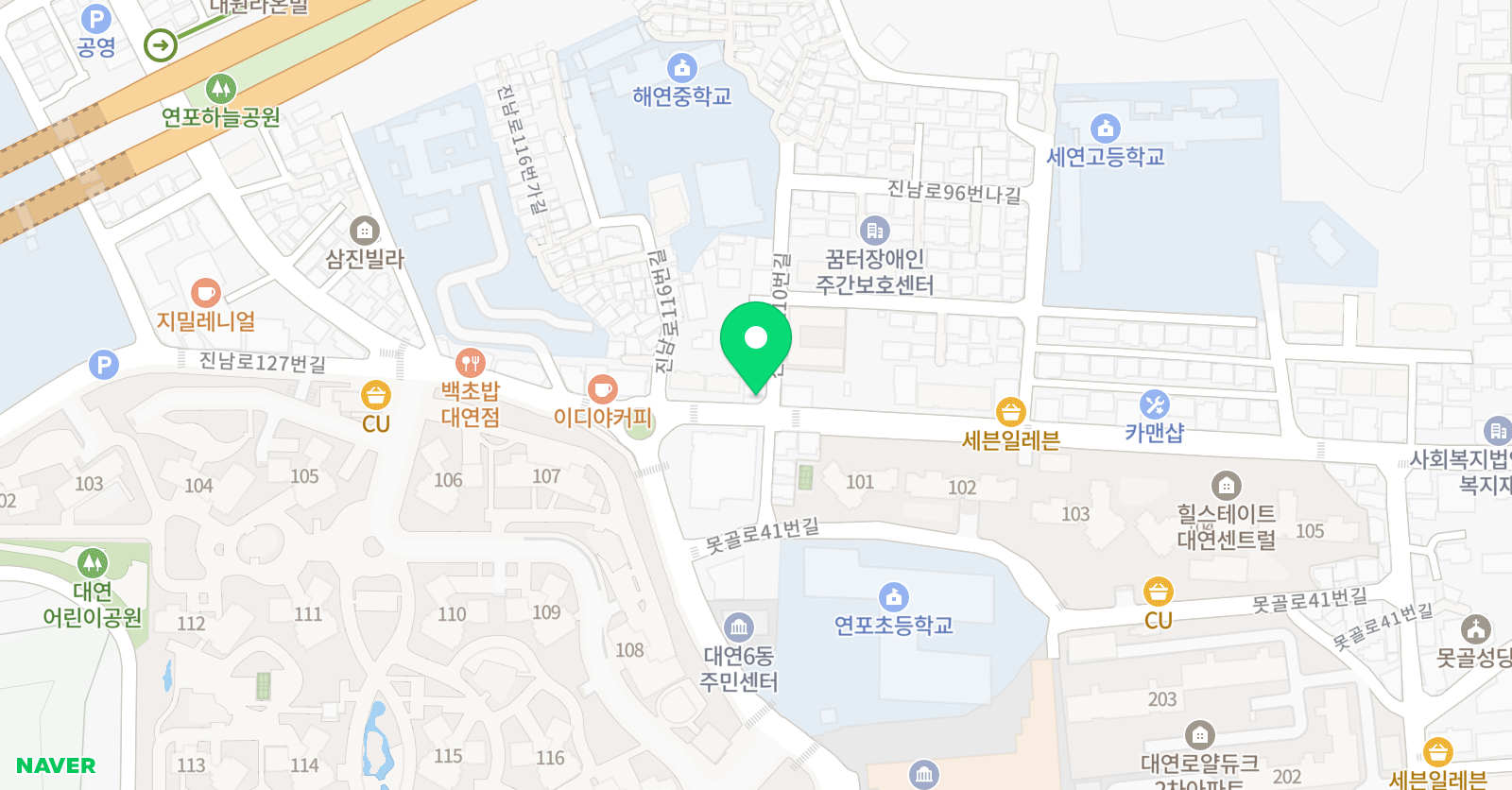 황재영 수학전문교습소 위치