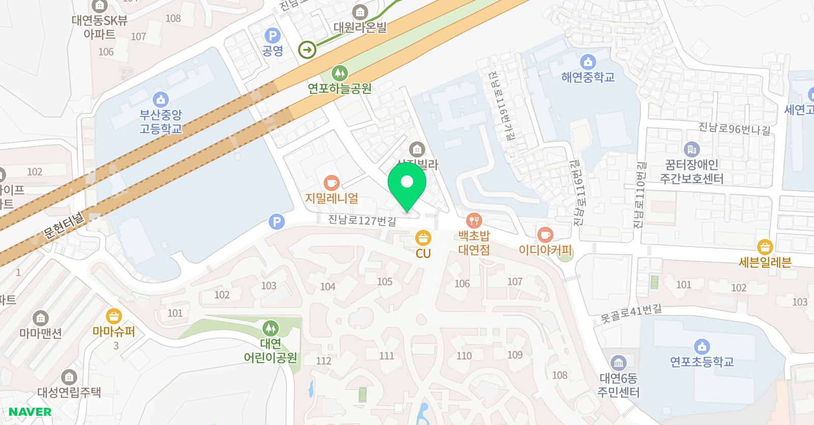 스위치온 수학학원 위치