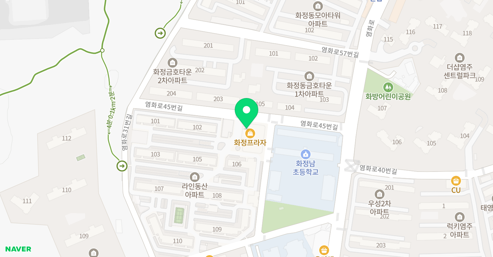 진 미술학원 위치