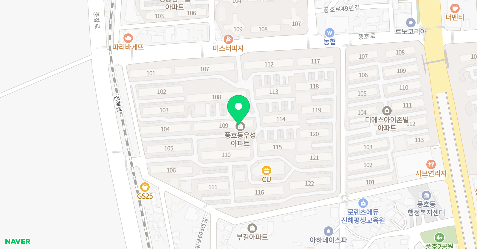 파랑새 음악미술학원 위치