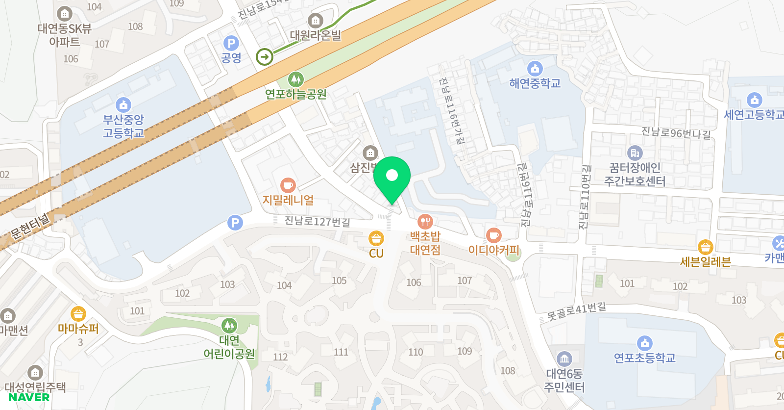 바른 국어학원 위치