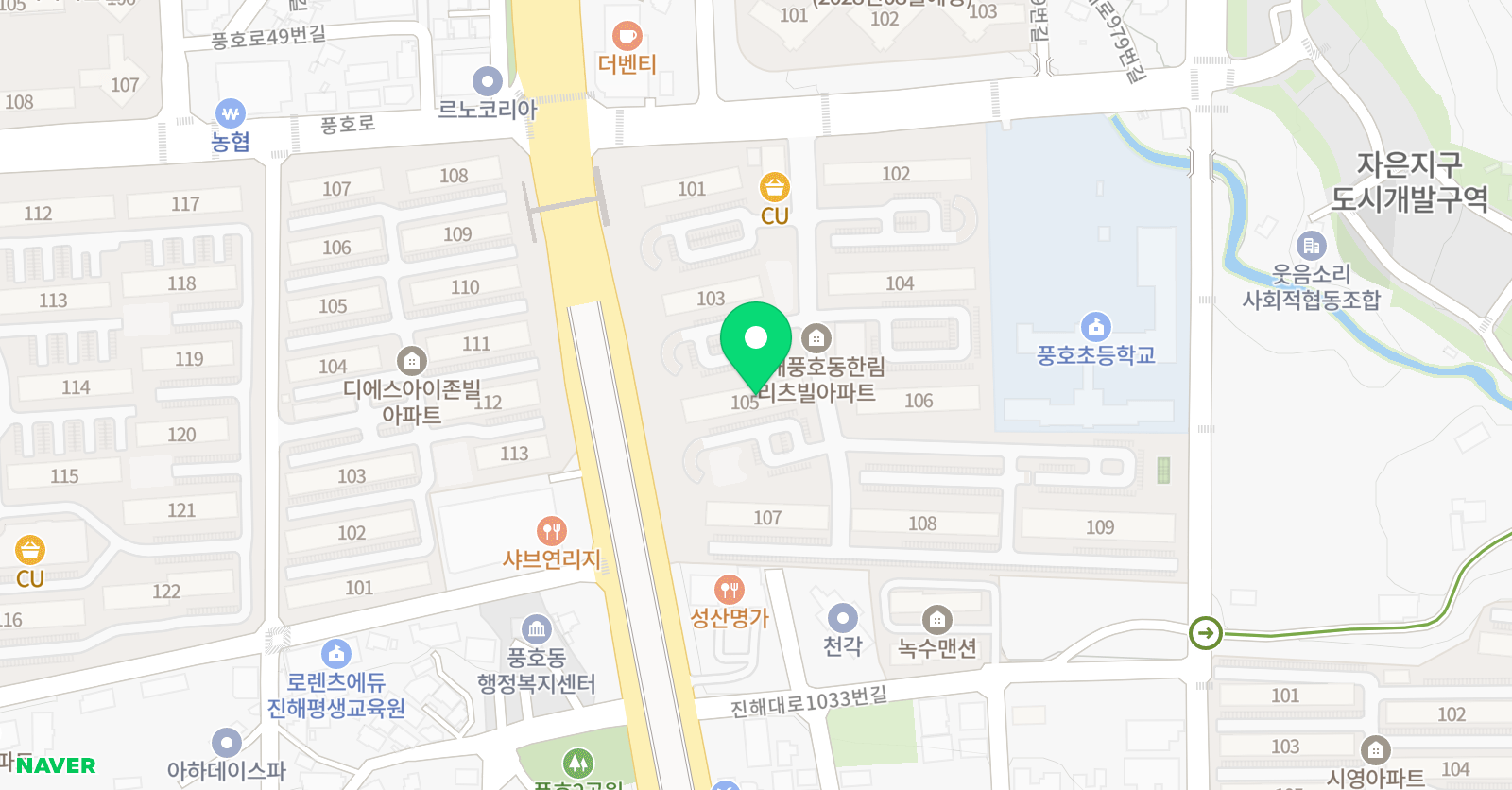 푸르넷공부방 한림공부방 위치
