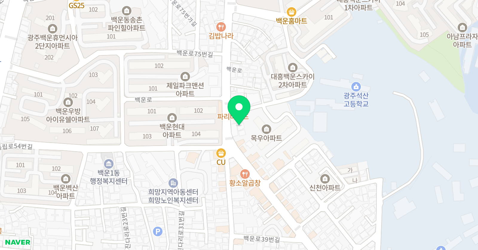 백운 최강합기도 하울링주짓수 최강킥복싱 유아체육 위치