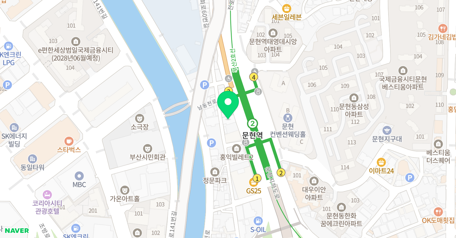 매슬리 수학전문학원 위치
