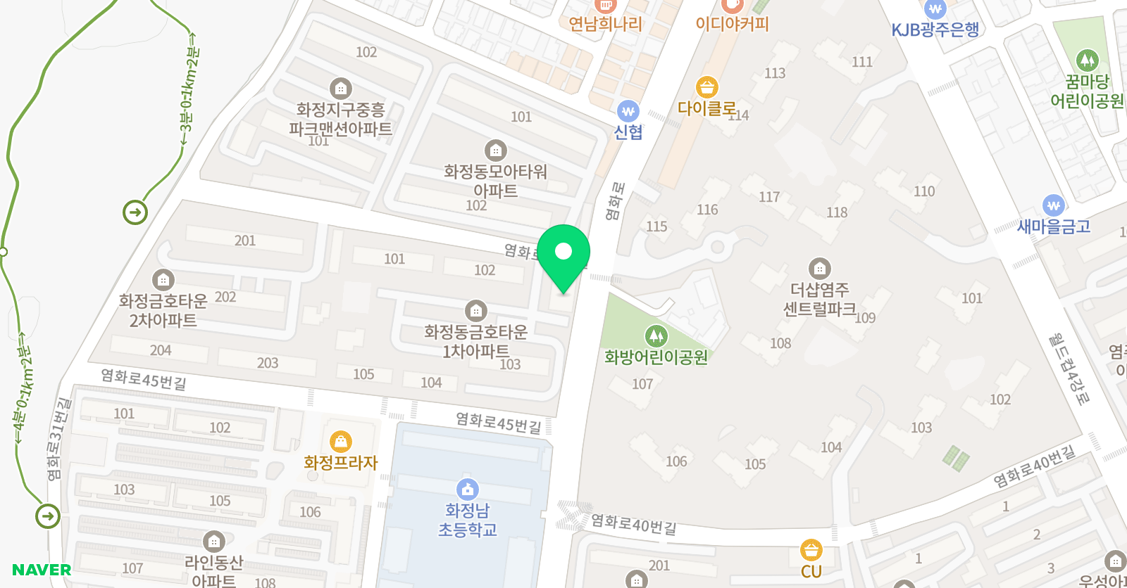 훌륭한 태권도&줄넘기 위치