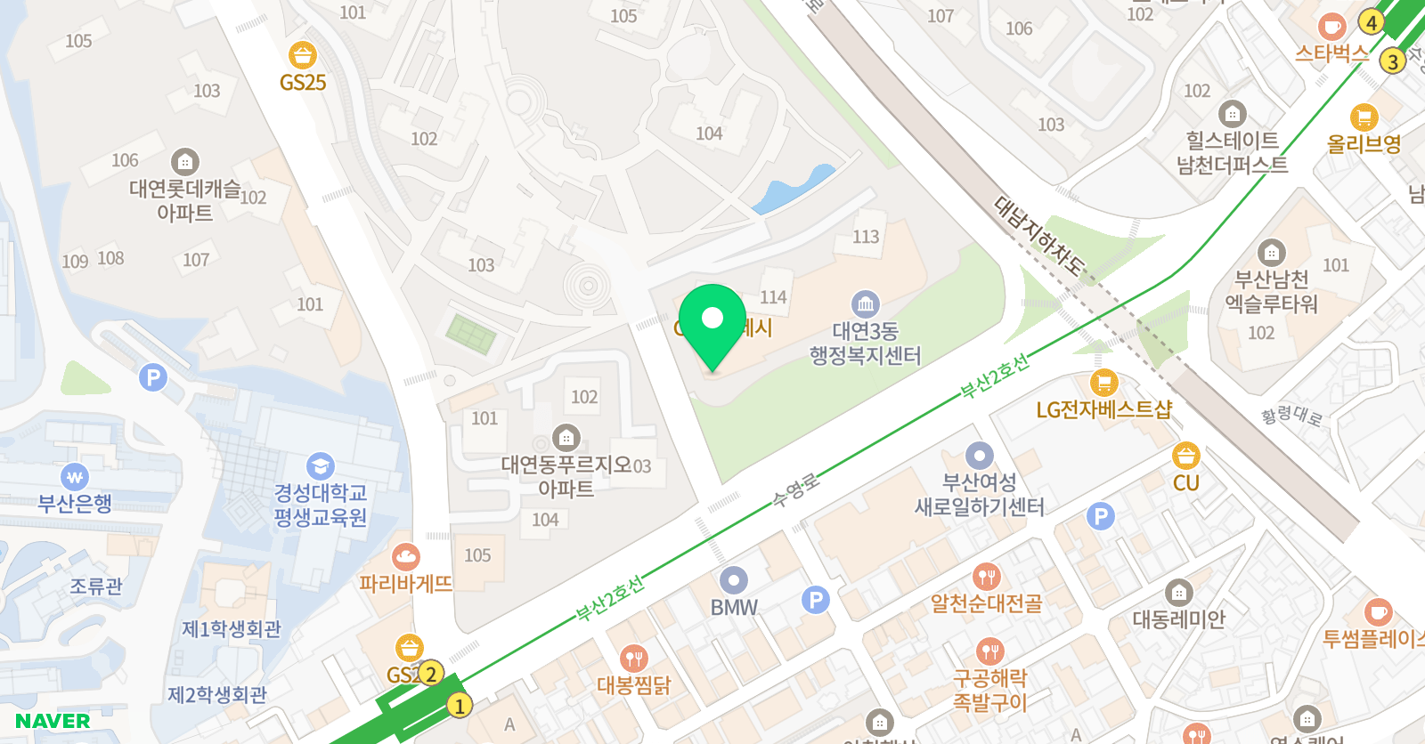 용소 태권도 위치