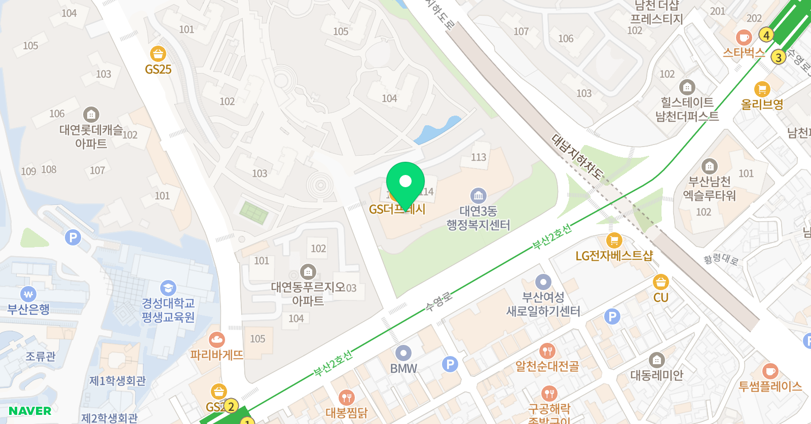 M2M 수학과학학원 위치