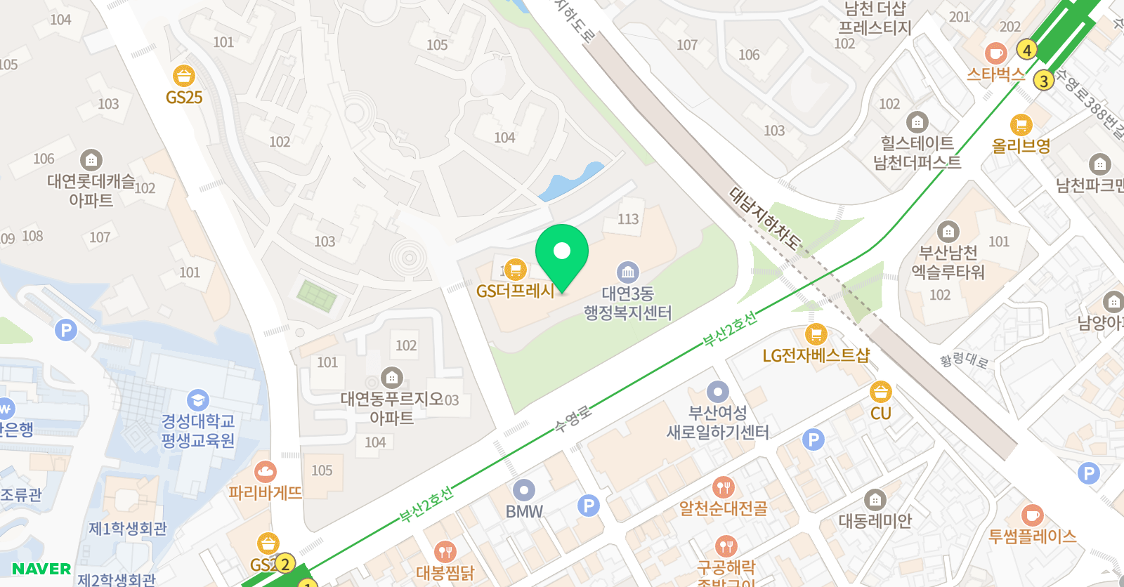 C&G 어학원 위치