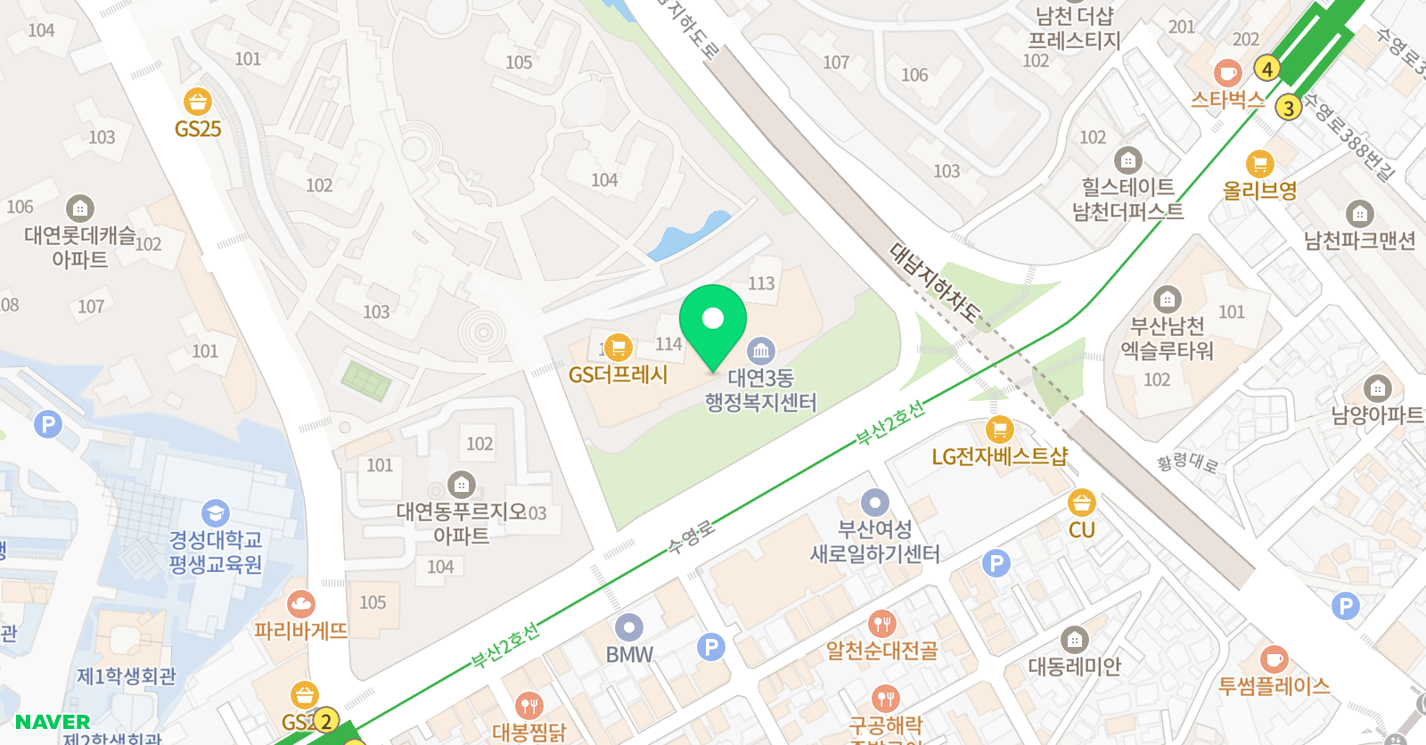엠투엠 수학학원 위치