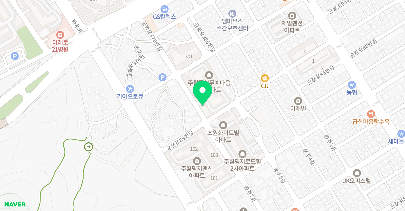 광림 태권도 위치