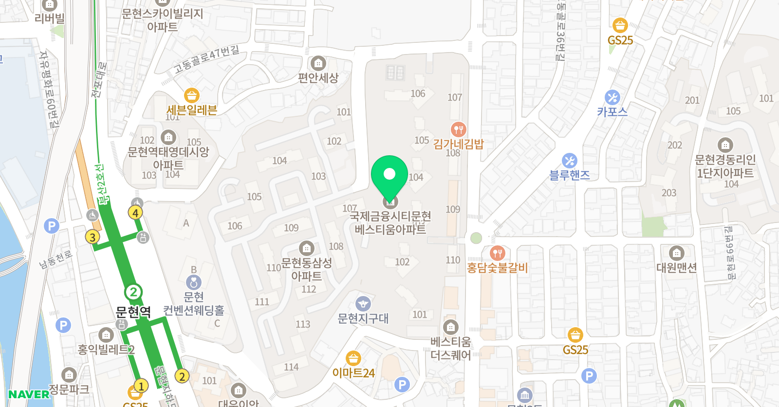 문현나노 주산암산수학 위치
