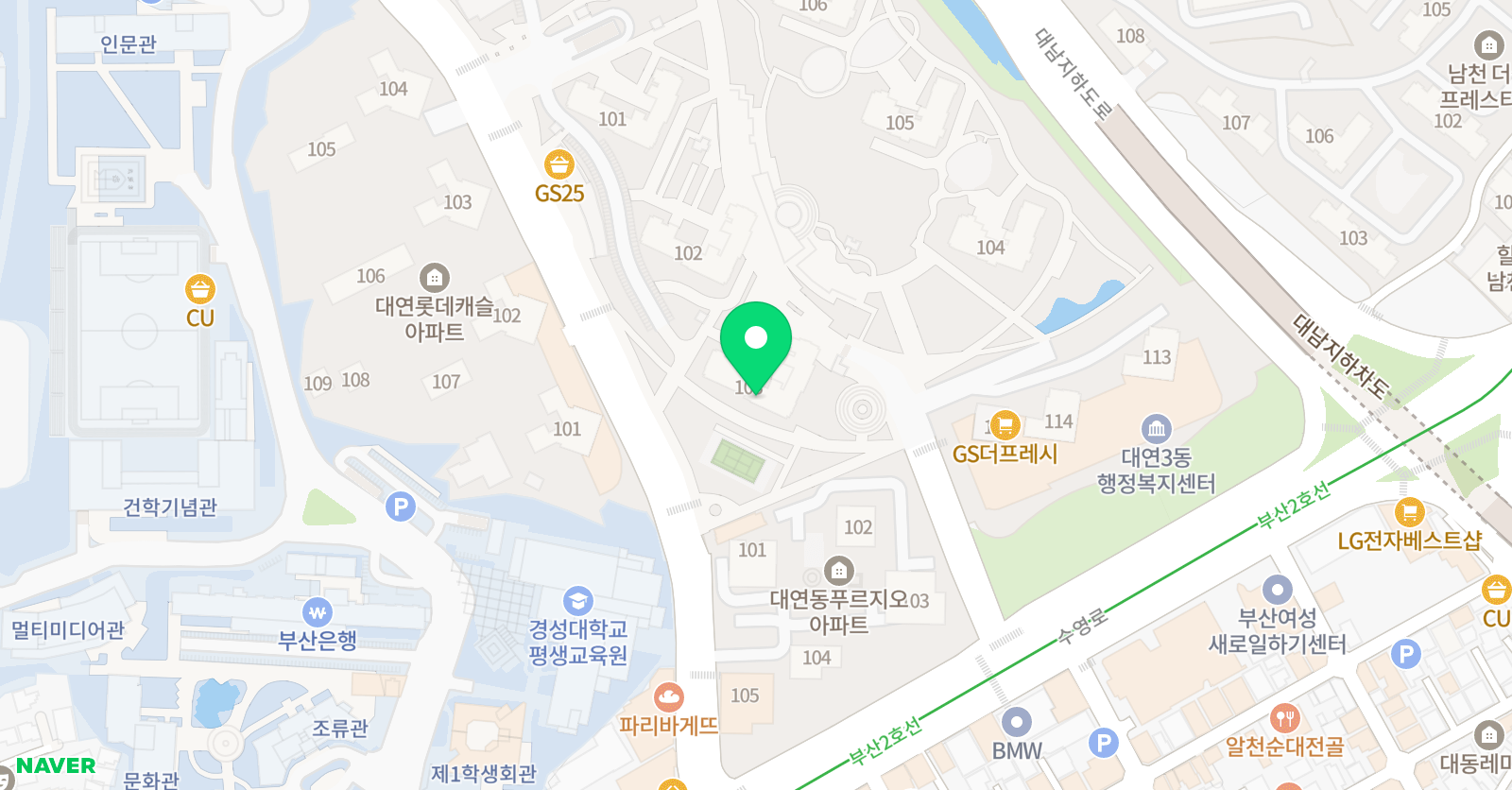 스마트해법영어 대연혁신점 위치