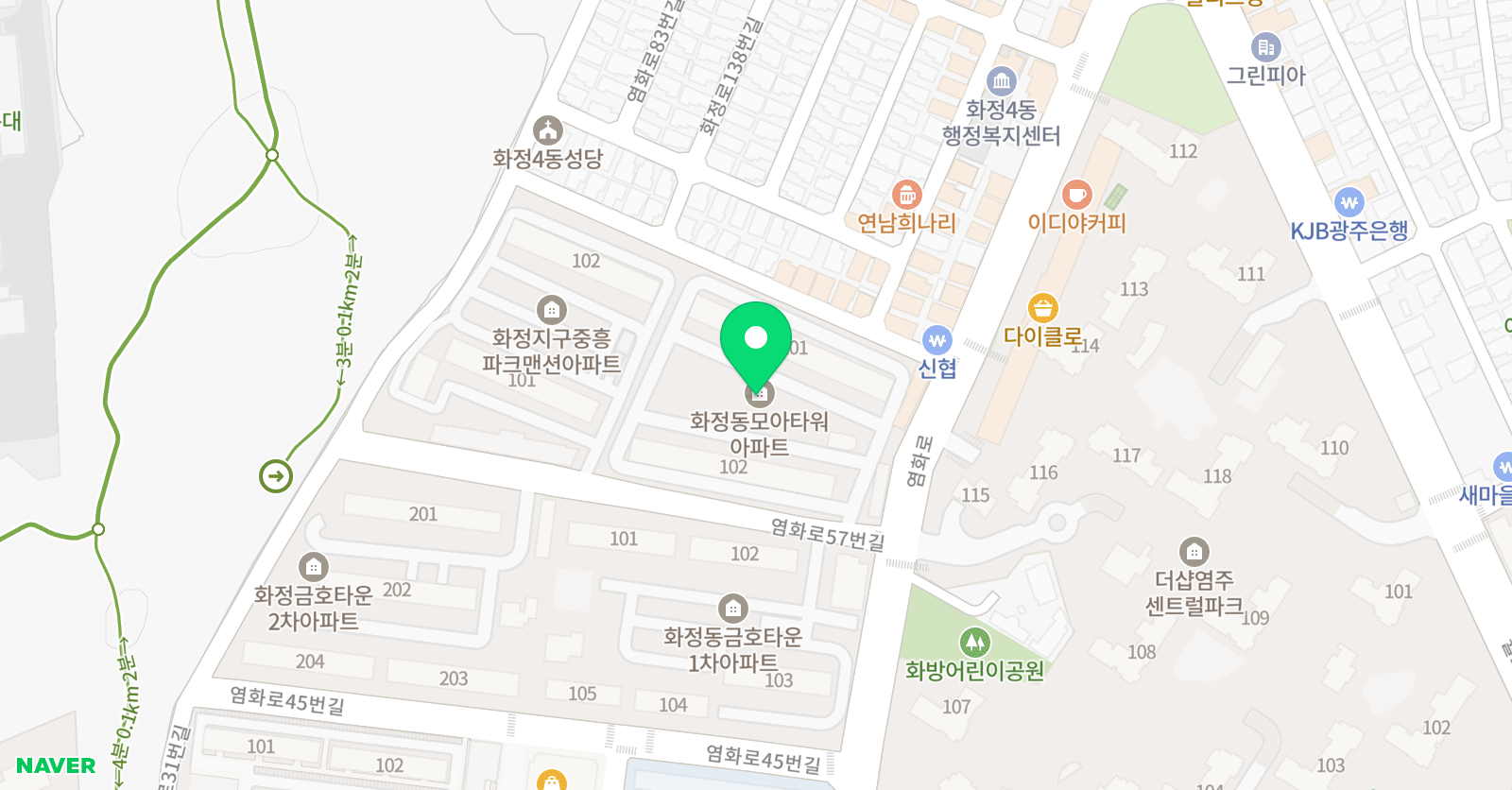 예원뮤직스튜디오음악교습소 위치
