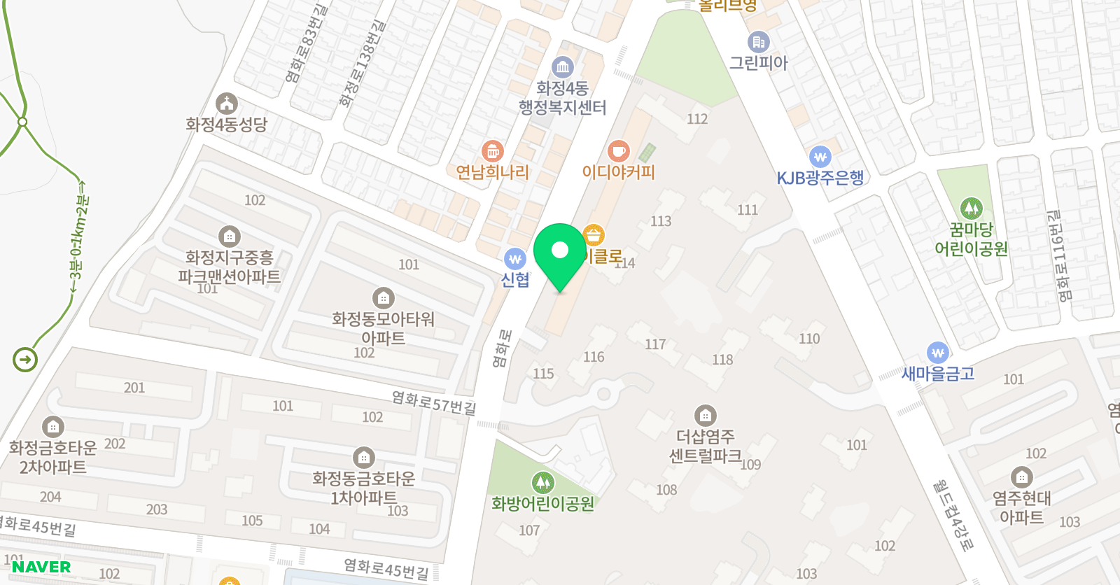 메이플 수학교습소 위치