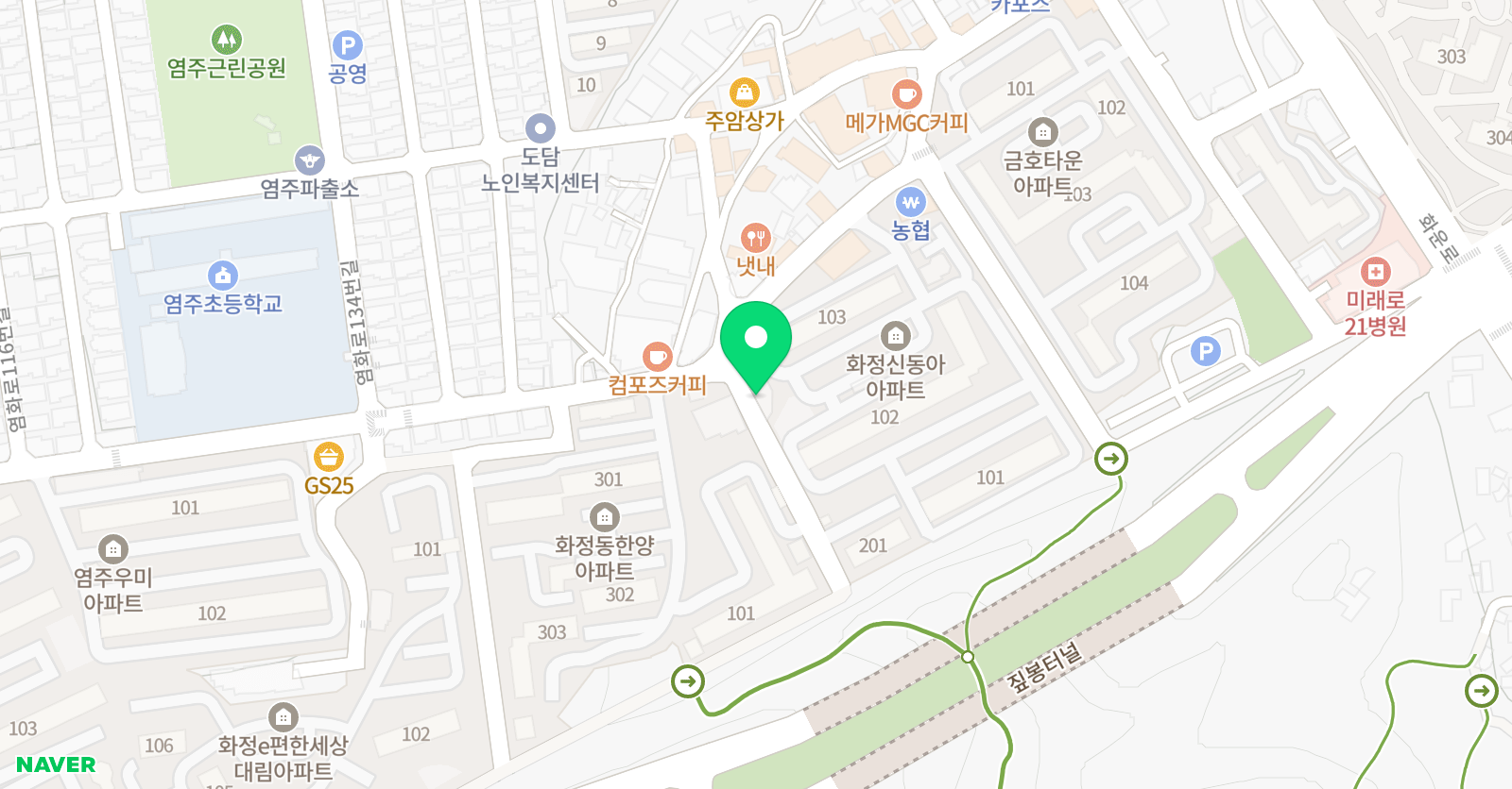 두드림 영수전문학원 위치