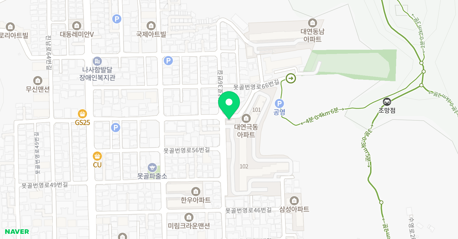 우리 아이태권도 위치